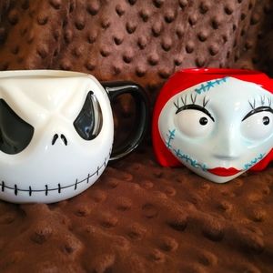 Jack Skellington and Sally Coffee Mugs Cups